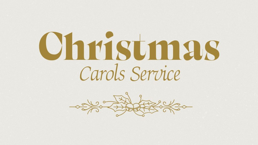 Gold Beige Elegant Line Illustration Christmas Church Presentation